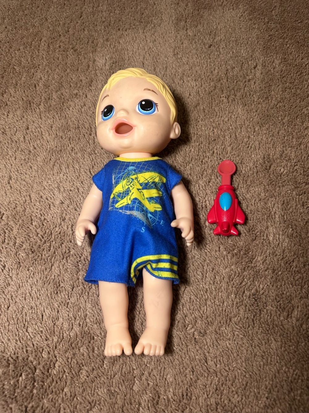Hasbro Baby Alive Super Snacks Snackin' Luke Baby Doll Clothes Spoon 2015
